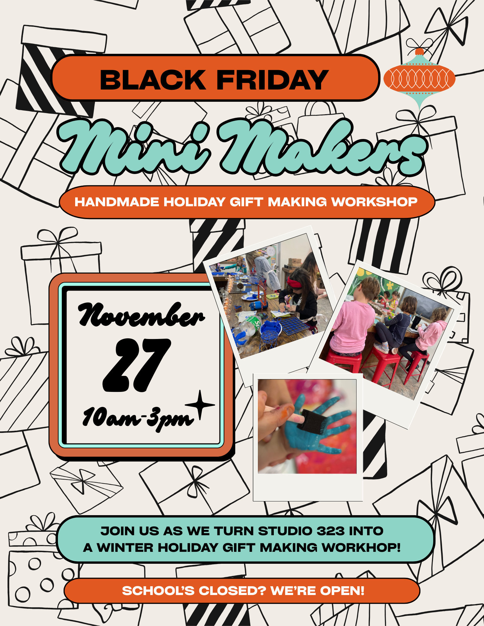 Kids Camps & Events — Create With Us — Studio 323